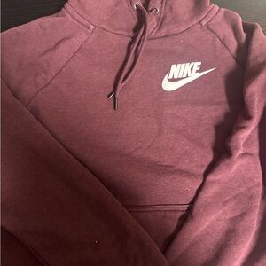 Nike Womens Maroon Hoodie